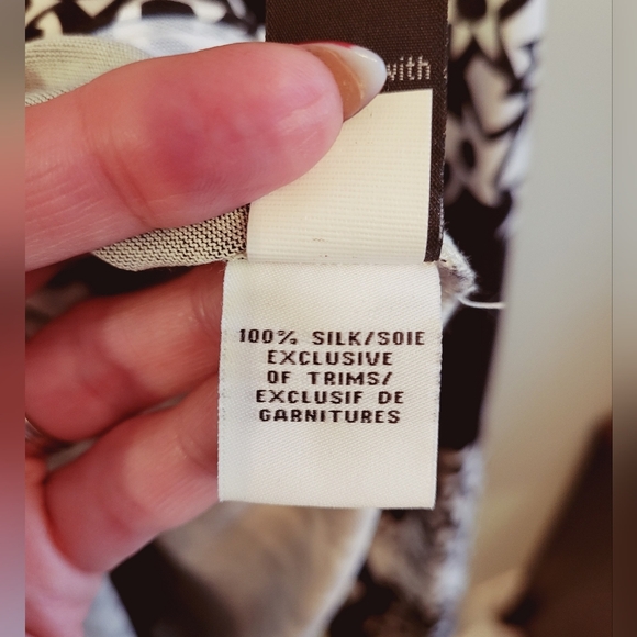 NWOT Designer Diane Von Furstenberg 100% Silk "Nana" Star Meadow Tunic Dress. - Picture 10 of 12